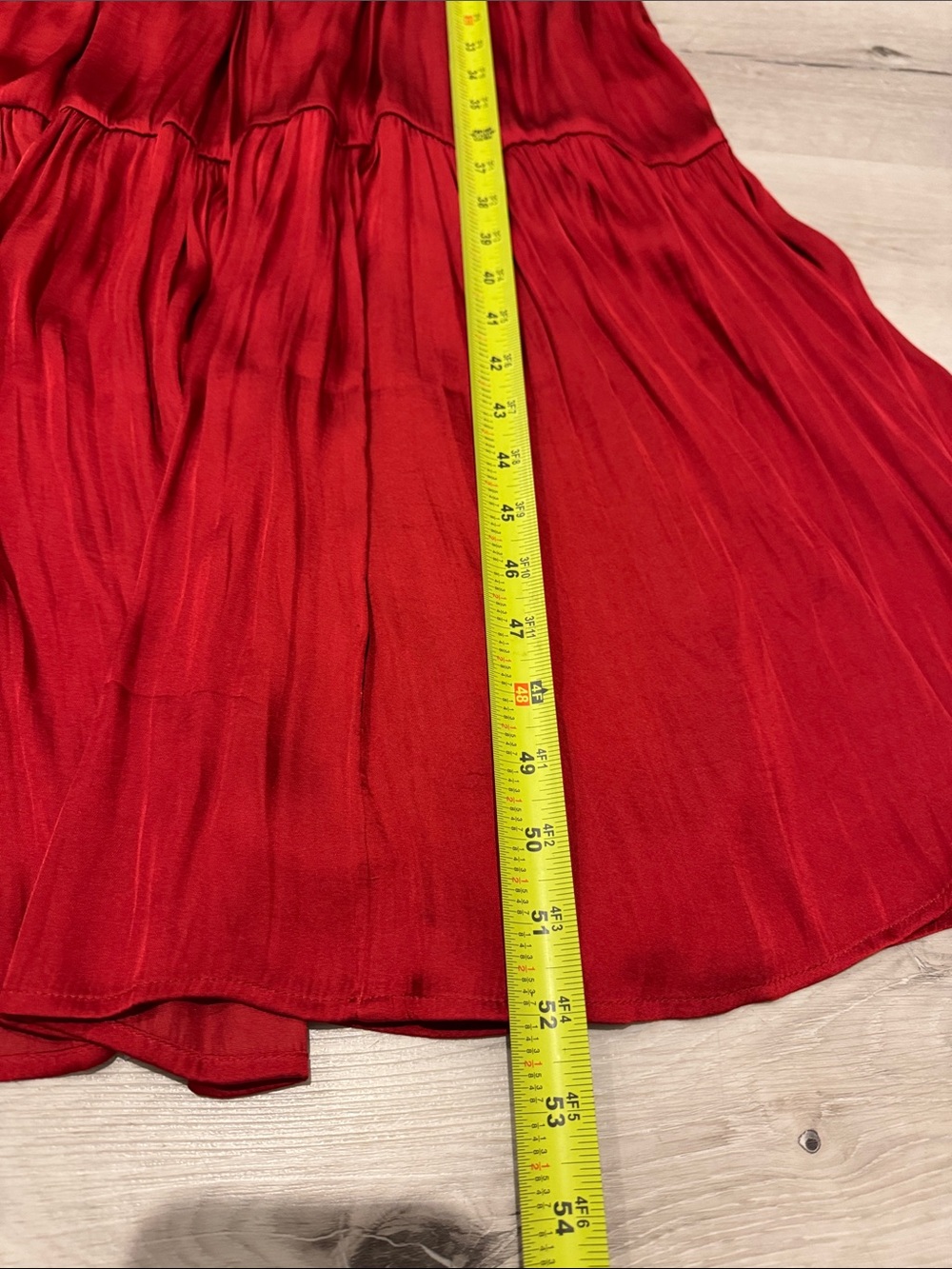 Banana Republic Sleeveless lined Button-Front Maxi Dress in Deep Red - Picture 10 of 10